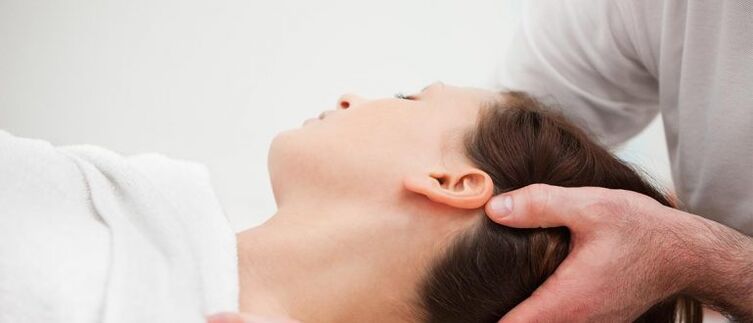 Paciente con osteocondrose cervical